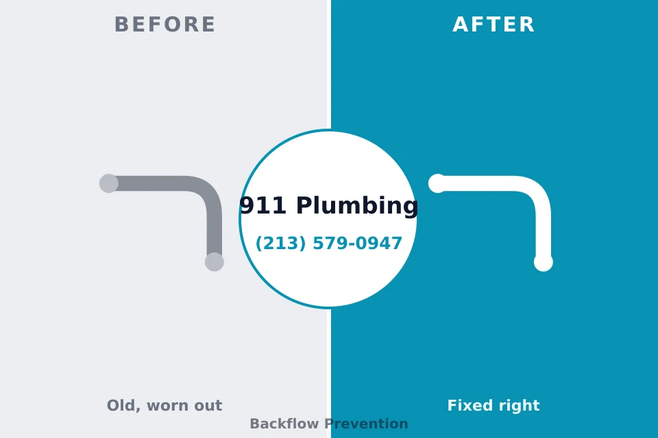 Before and after: plumbing company Collegeville, PA